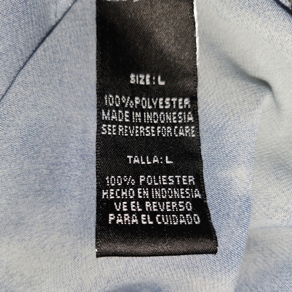 Womens sheer  blue spaghetti strap blouse size large - Picture 4 of 4